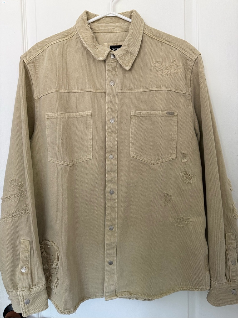 BNWT Zara Distressed Jacket, Men’s XL